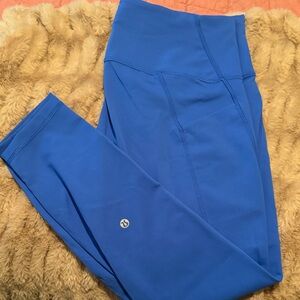 Lululemon Athletica Vibrant Blue Leggings